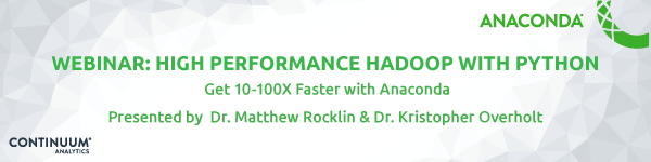 Webinar: High Performance Hadoop With Python
